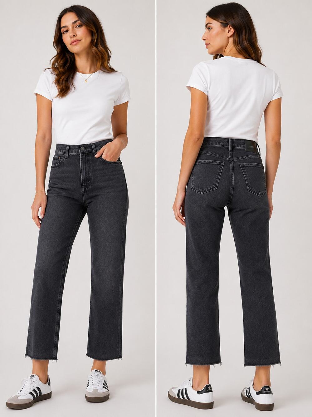 Paige Premium Denim Nellie Cropped Frayed Hem Jeans Size 25